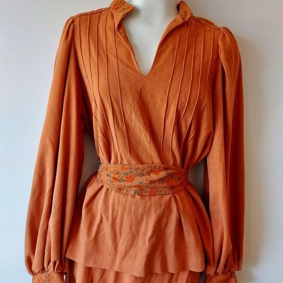 VINTAGE Pata-pouf Nina Wills skirt set - Picture 2 of 11